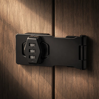 Cabinet Combination Lock 3-Digit Keyless Resettable Zinc Alloy