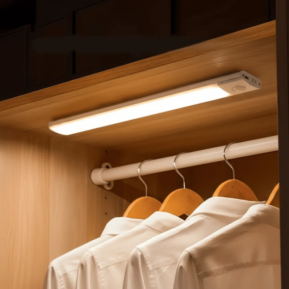 Cabinet Light Motion Sensor USB Rechargeable Magnetic Mount