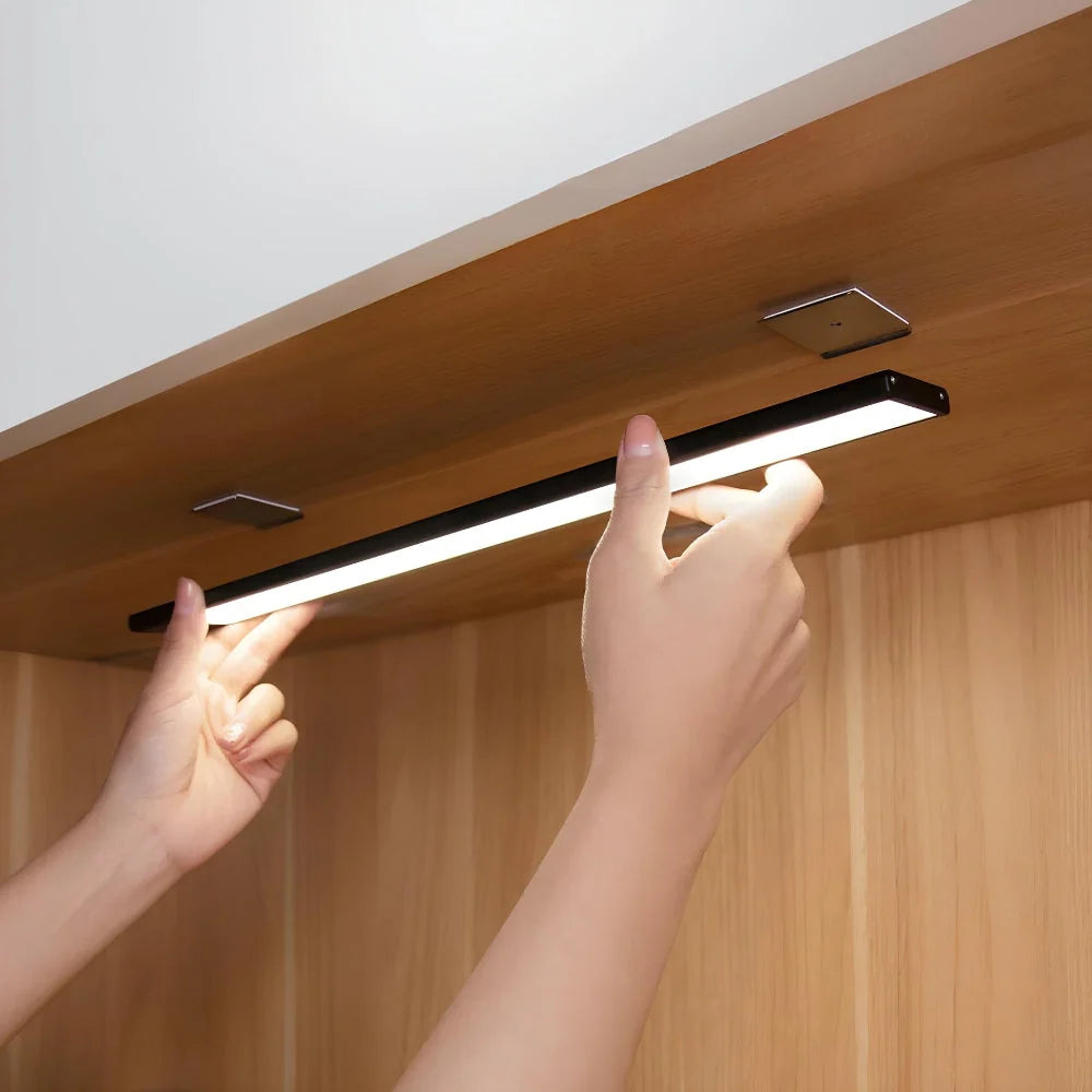 Cabinet Light Motion Sensor USB Rechargeable Magnetic Mount