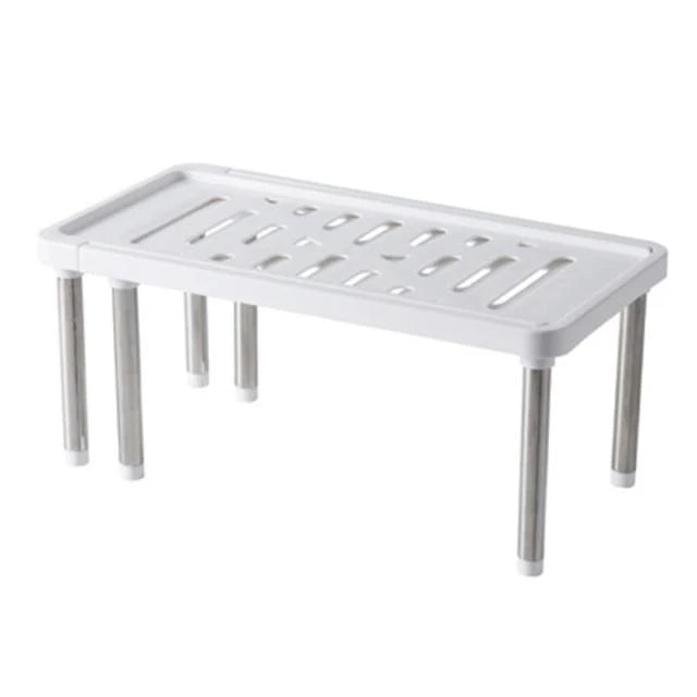 Cabinet Organizer Shelf Adjustable Foldable Anti-Skid Feet