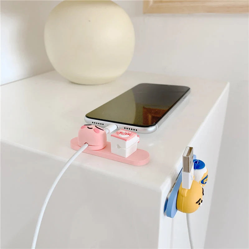 Cable Holder Magnetic Silicone Adjustable Fit