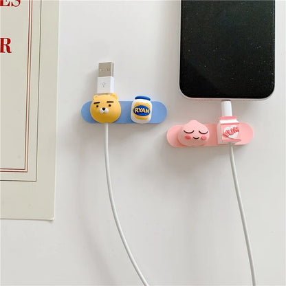 Cable Holder Magnetic Silicone Adjustable Fit