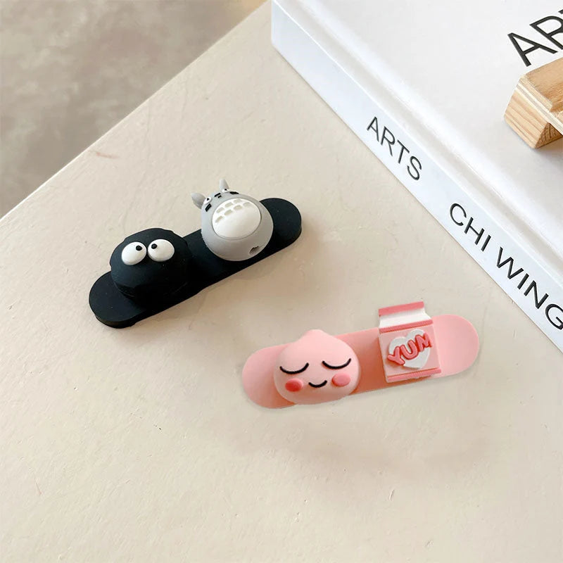 Cable Holder Magnetic Silicone Adjustable Fit