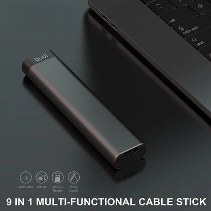Cable Organizer Multi-Connector Card Reader Phone Stand