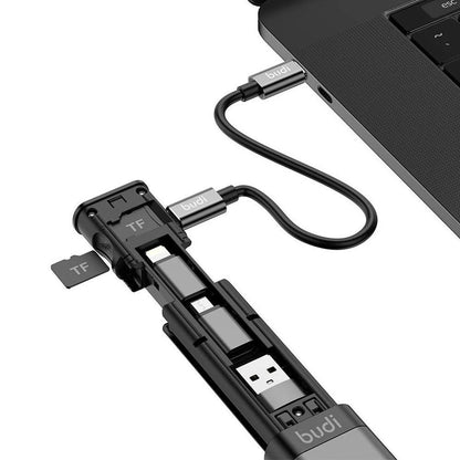Cable Organizer Multi-Connector Card Reader Phone Stand