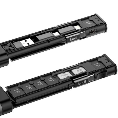 Cable Organizer Multi-Connector Card Reader Phone Stand
