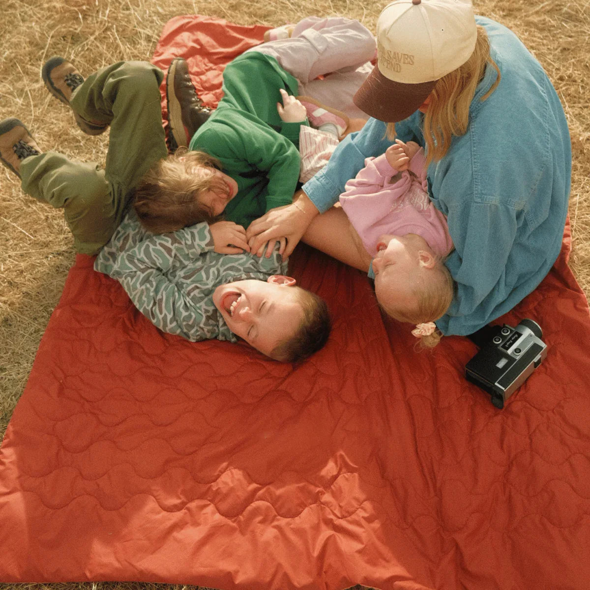 Camp Blanket Quilted Insulated Water-Repellent
