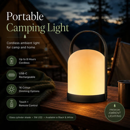 Camping Lantern USB-C Rechargeable Touch & Remote