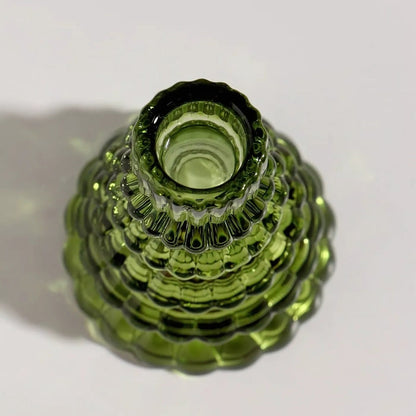 Candle Holder Set Tree-Shaped Glass 3-Piece