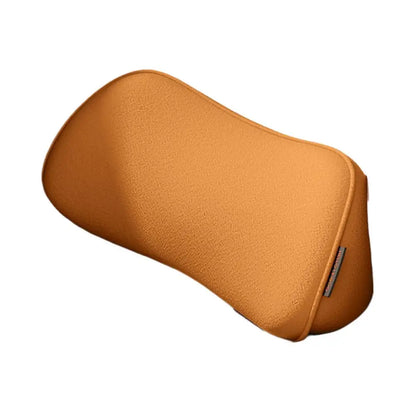 Car Backrest Cushion Ergonomic Lumbar Support Breathable Non-Slip Base