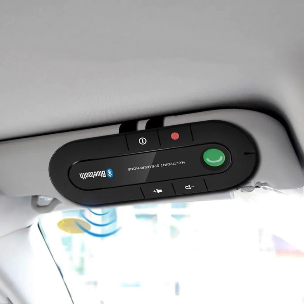 Car Bluetooth Handsfree Kit Magnetic Sun Visor Noise-Cancelling