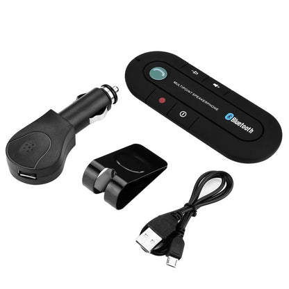 Car Bluetooth Handsfree Kit Magnetic Sun Visor Noise-Cancelling