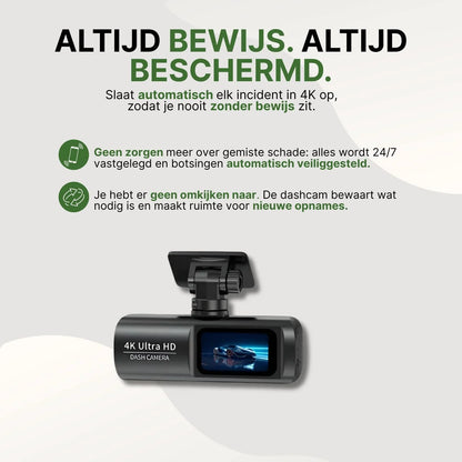 Car Dash Cam 4K WiFi & Mobile App Parking Mode
