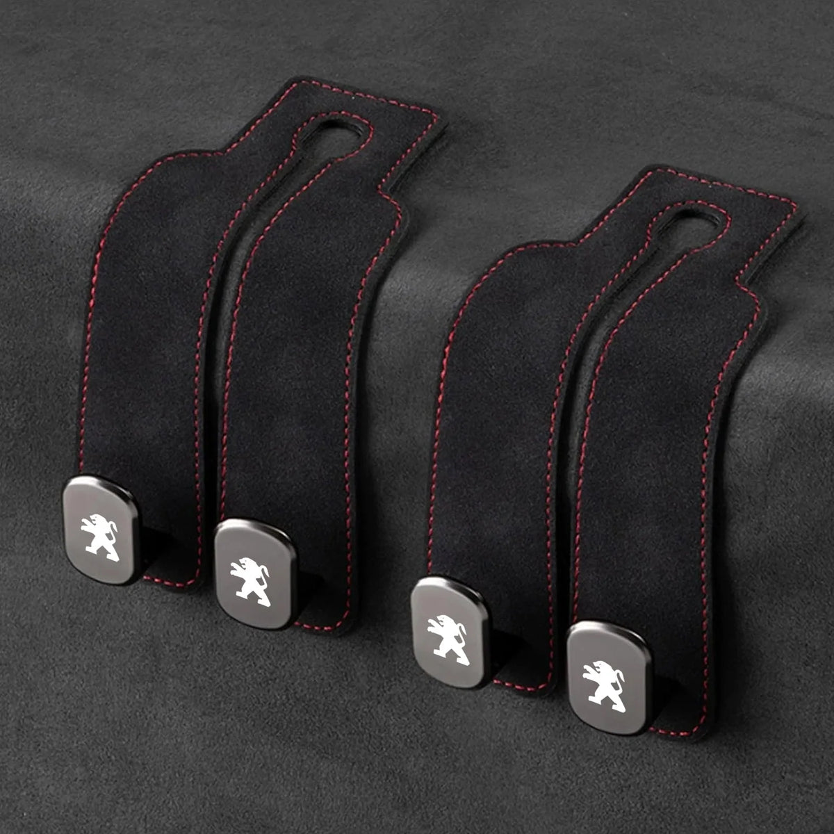 Car Headrest Hooks Double Hook Design 30 lb Capacity Set of 2