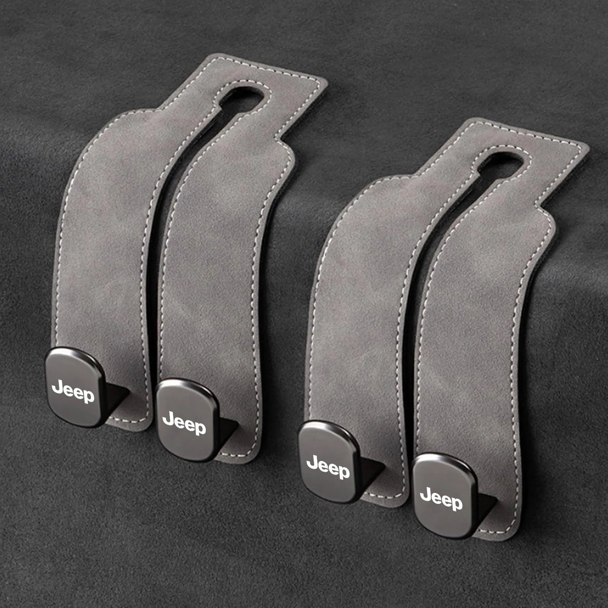 Car Headrest Hooks Double Hook Design 30 lb Capacity Set of 2
