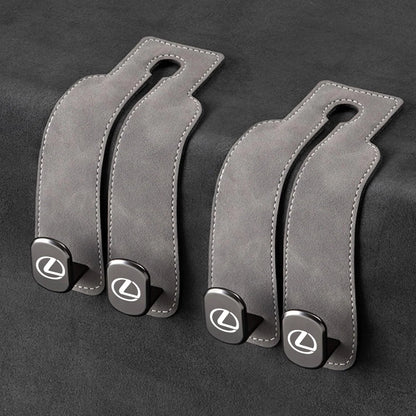 Car Headrest Hooks Double Hook Design 30 lb Capacity Set of 2