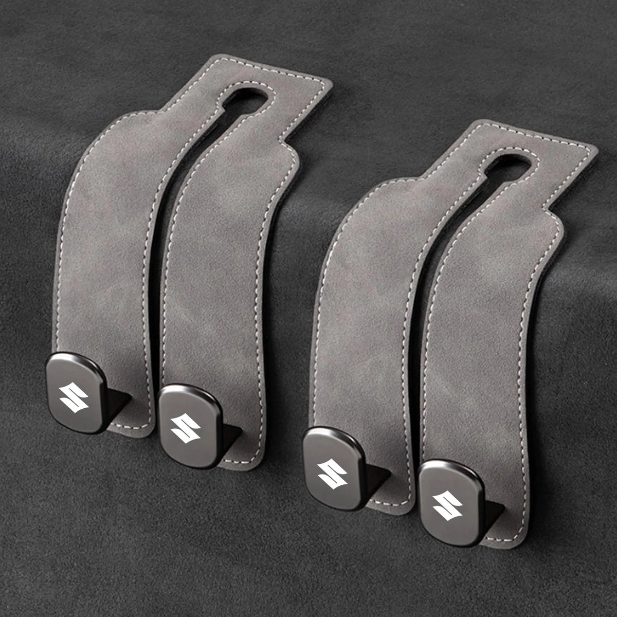 Car Headrest Hooks Double Hook Design 30 lb Capacity Set of 2