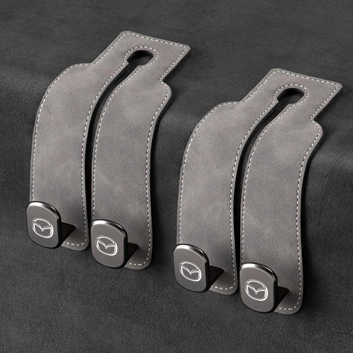 Car Headrest Hooks Double Hook Design 30 lb Capacity Set of 2