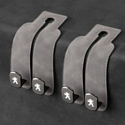 Car Headrest Hooks Double Hook Design 30 lb Capacity Set of 2