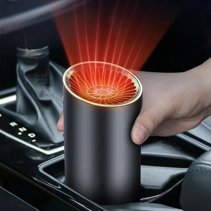 Car Heater 12V Cup Holder 360 Degree Airflow & Defrost