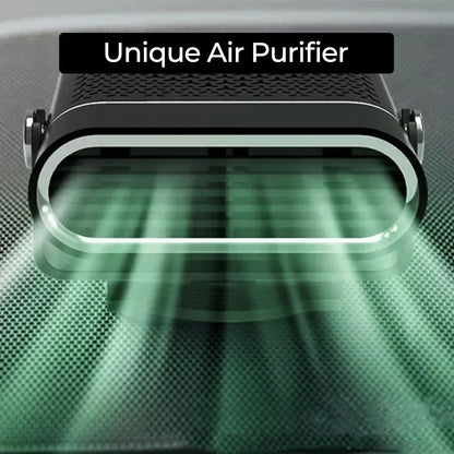 Car Heater 12V Plug-In Heat & Fan Modes Rapid 30-Second Warm-Up