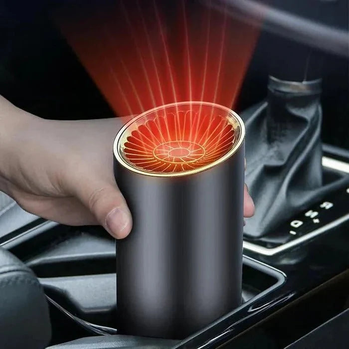 Car Heater Instant Defrost 12V Cup Holder Mount