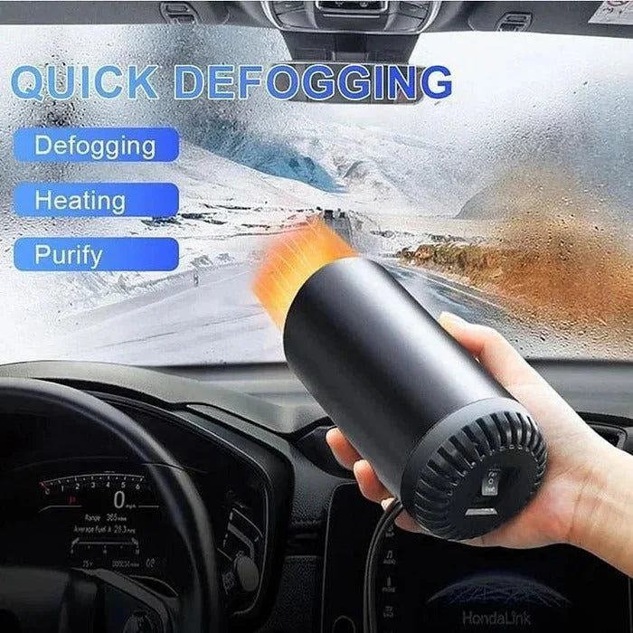 Car Heater Instant Defrost 12V Cup Holder Mount
