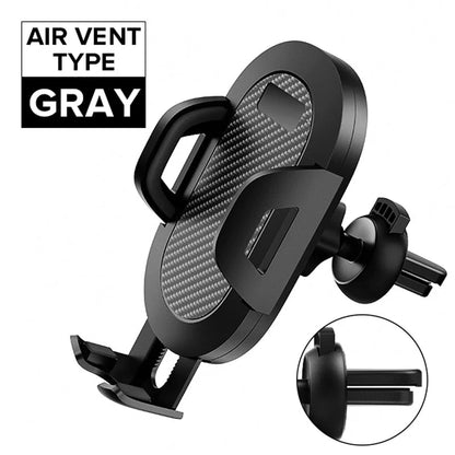 Car Phone Holder Adjustable 360° Viewing Angle Dual Mounting Options