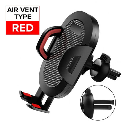 Car Phone Holder Adjustable 360° Viewing Angle Dual Mounting Options