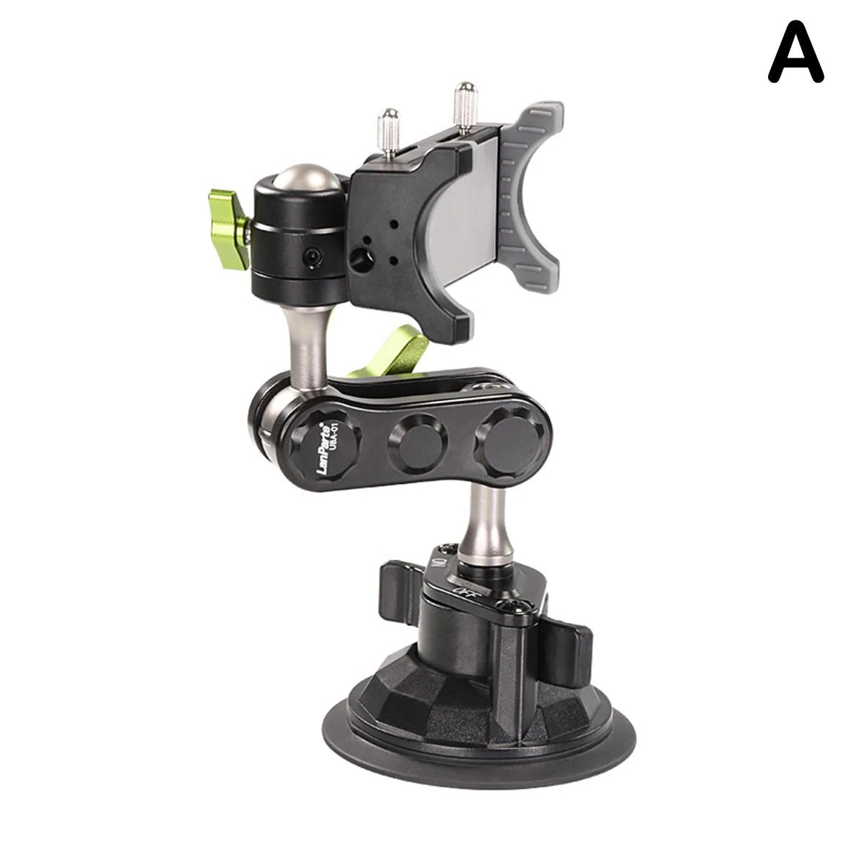 Car Phone Holder Adjustable Viewing Angle Strong Suction Retractable Mount