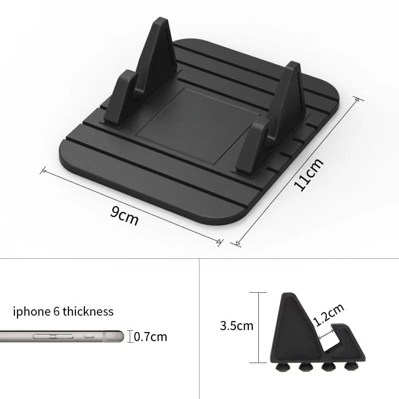 Car Phone Holder Compact Non-Slip Silicone