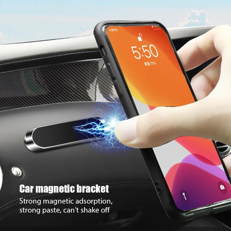 Car Phone Holder Magnetic Adhesive Compact