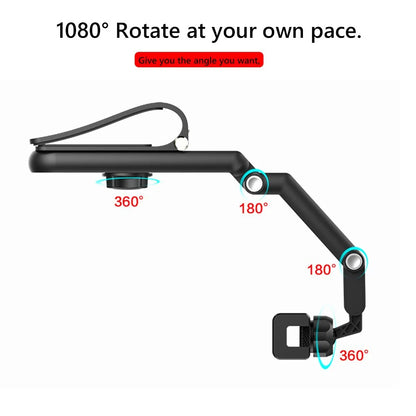 Car Phone Holder Rotating Sun Visor Clip Universal Smartphone Compatibility