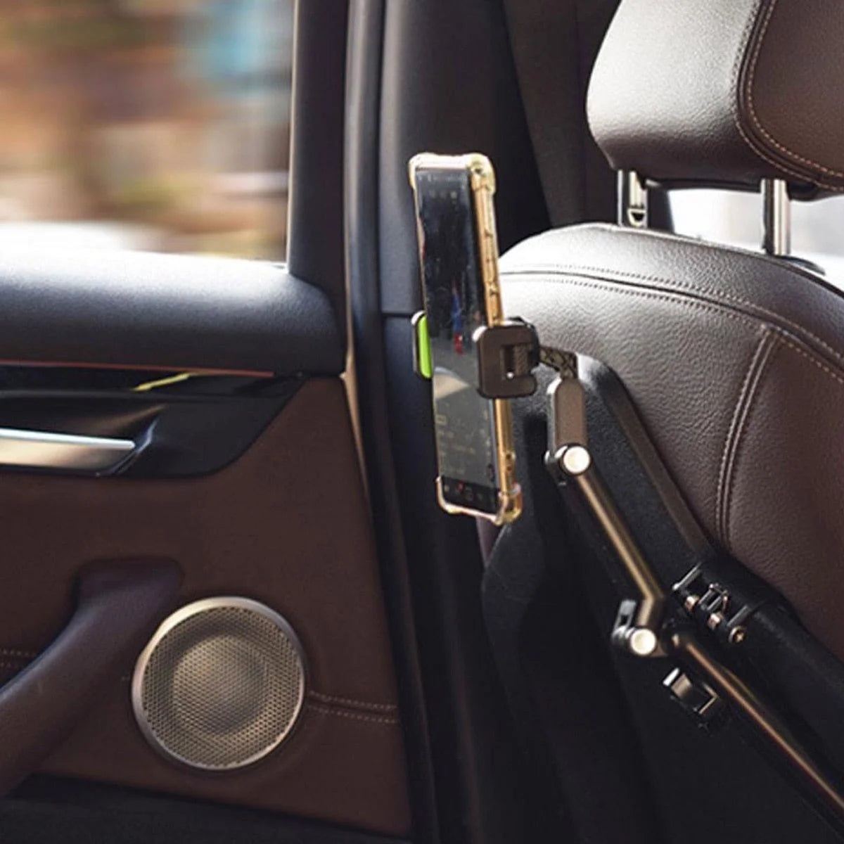 Car Phone Holder Rotating Sun Visor Clip Universal Smartphone Compatibility