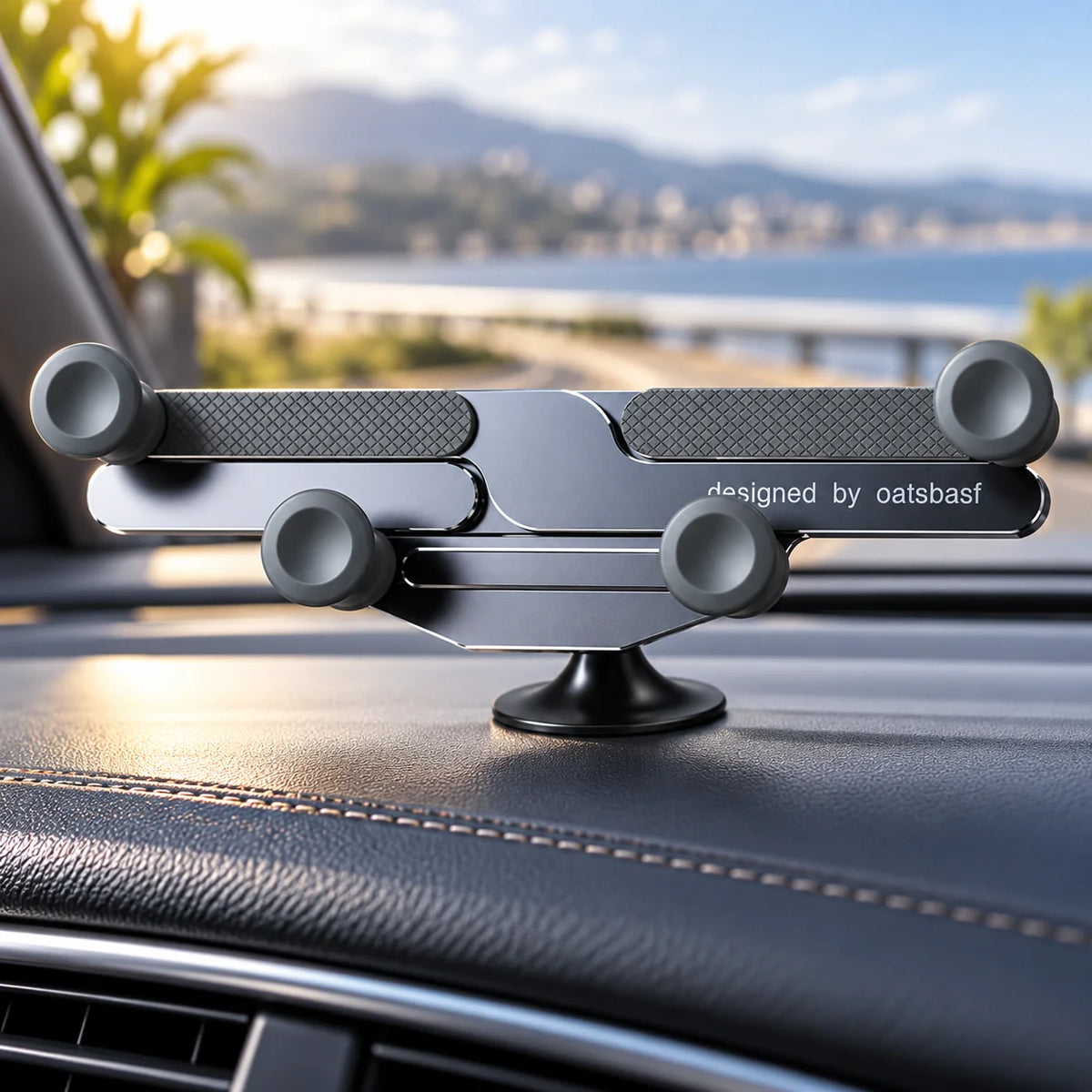 Car Phone Mount Folding 360 Degree Dual Mount