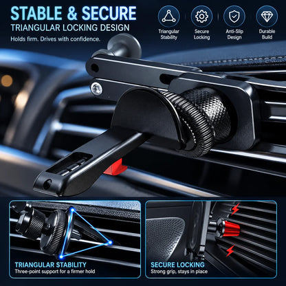 Car Phone Mount Folding 360 Degree Dual Mount