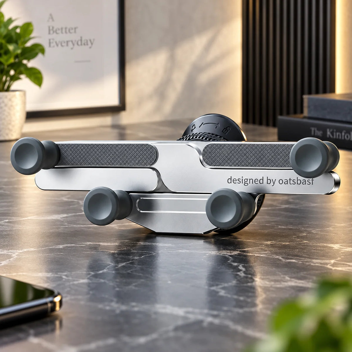 Car Phone Mount Folding 360 Degree Dual Mount