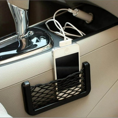 Car Phone Pocket Mesh Center Console Organizer