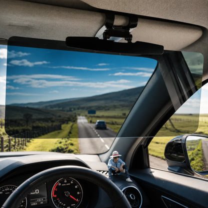 Car Sun Visor Extender Polarized Anti-Glare Universal Clip