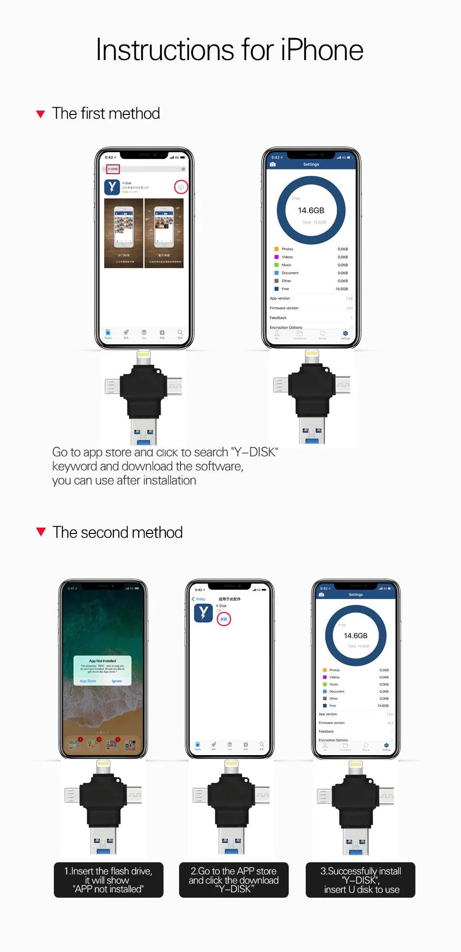 Card Reader Four-Connector MicroSD Support