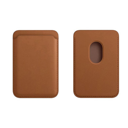 Card Wallet PU Leather RFID-Blocking Zipper & Magnetic Closure
