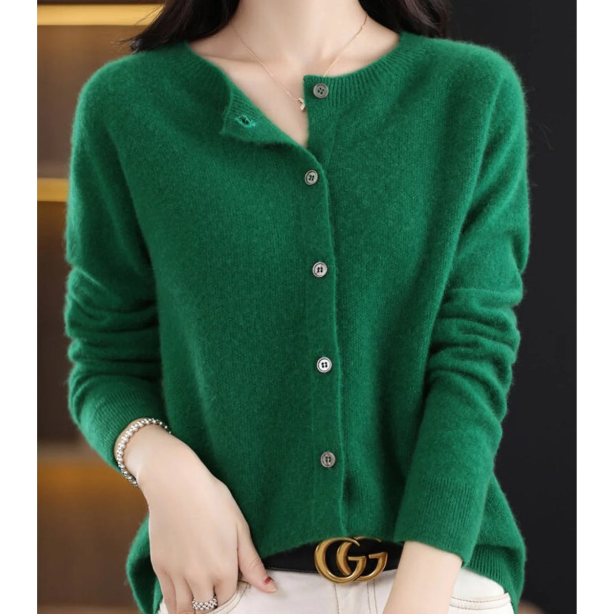 Cardigan Lightweight Merino Wool & Cashmere