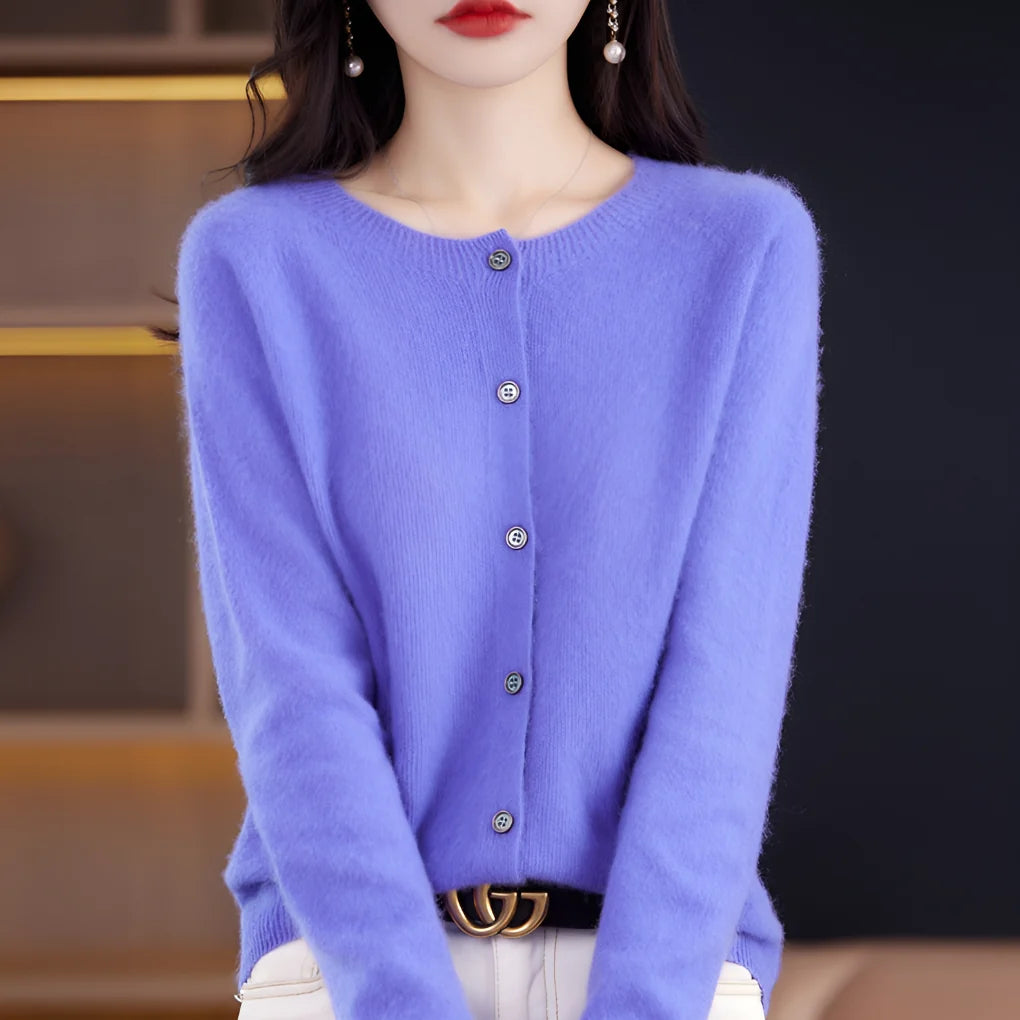 Cardigan Lightweight Merino Wool & Cashmere