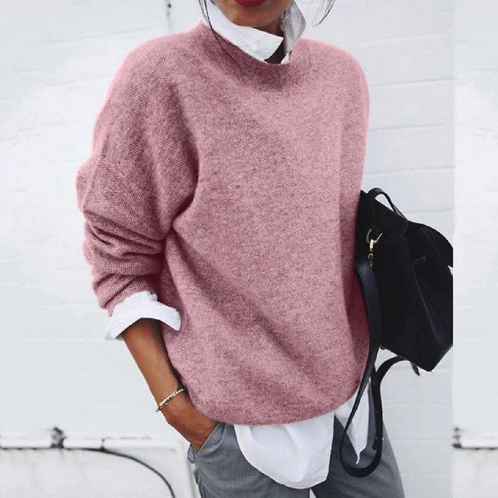 Cashmere Sweater Classic Crew Neck Lightweight