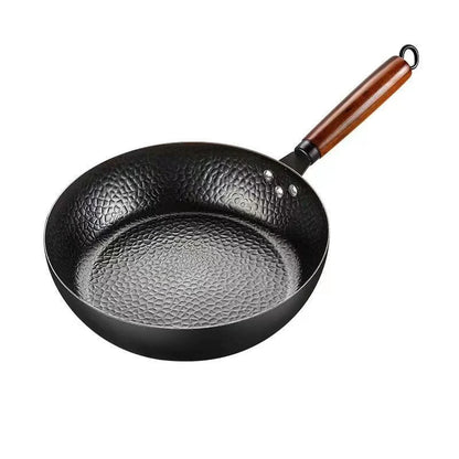 Cast Iron Frying Pan Natural Non-Stick Even Heat 28 cm