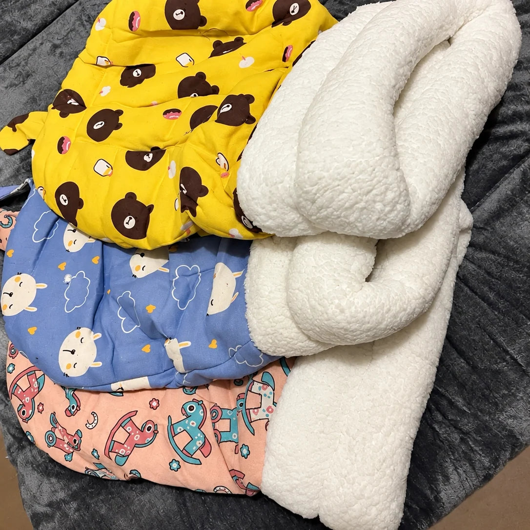 Cat Bed Semi-Enclosed Plush-Lined Machine Washable