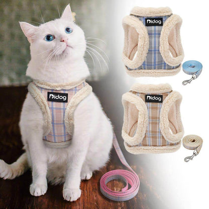 Cat Harness and Leash Padded Adjustable Double-Lock彩在线