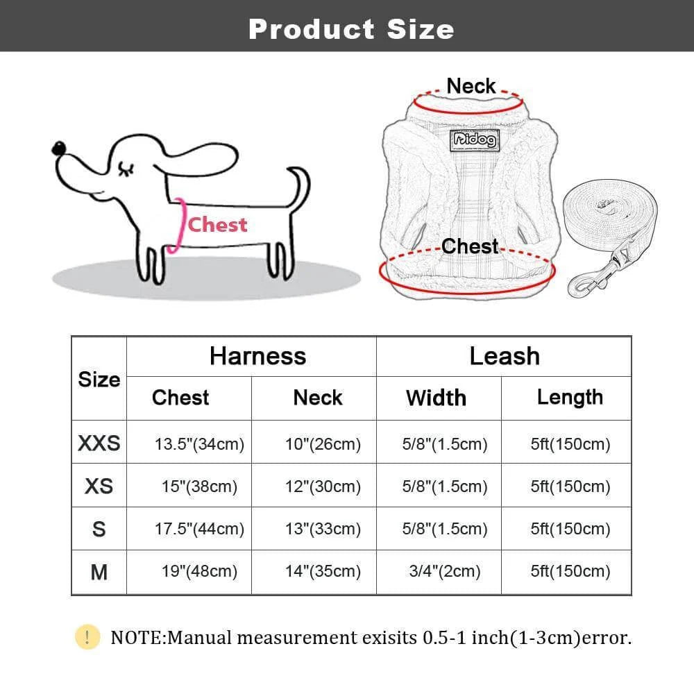 Cat Harness and Leash Padded Adjustable Double-Lock彩在线