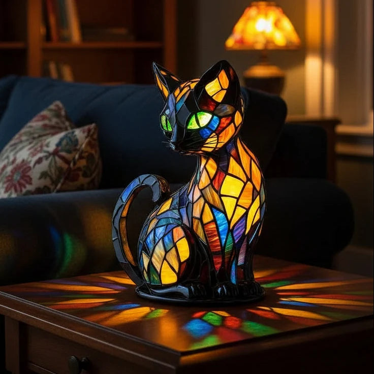 Cat Night Light Rechargeable Touch-Adjustable Silicone