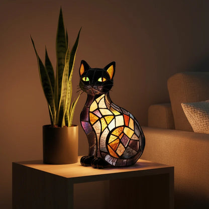 Cat Night Light Rechargeable Touch-Adjustable Silicone